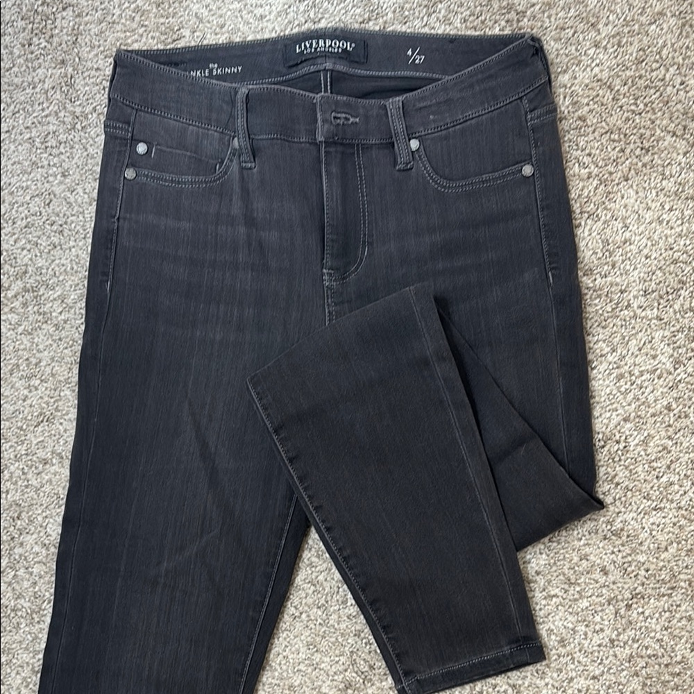 Liverpool Black Skinny Jeans Modern Fit